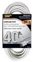 CORD EXT OUTDOOR 16/3X40FT WHT