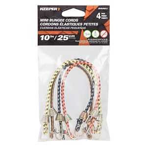 CORDS BUNGEE MINI 4PK 10IN    