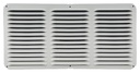 CORNICE VENT 8X16IN WHITE ALUM
