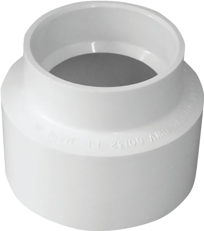 COUPLING DRAIN PVC S&D 6X4    