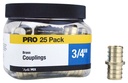 COUPLING PEX 25PK 3/4IN       