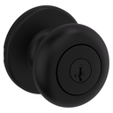 COVE KNOB ENTRY KEYED MAT BLK 