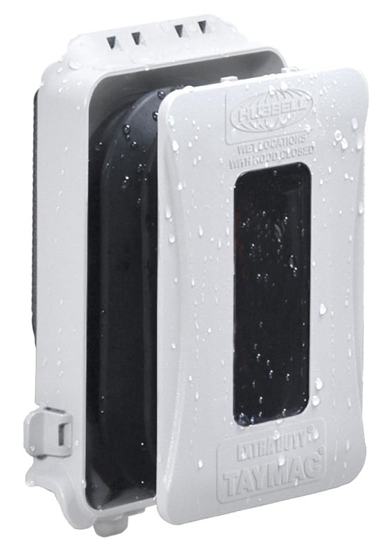 COVER IN-USE WP EXP 1-GANG WHT