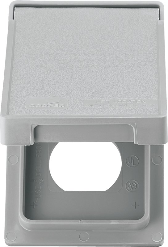COVER RECPT DUPL WTHPRF 1G GRY