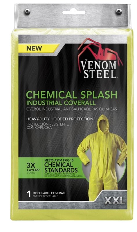 COVERALL SPLASH CHEMICAL XXXL 