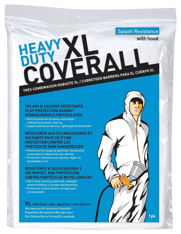 COVERALL W/HOOD XL            