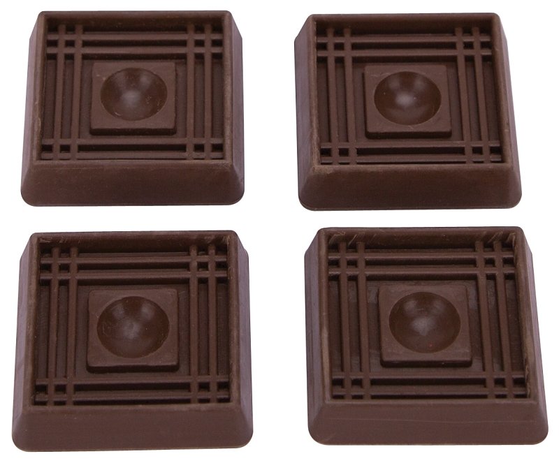 CUP SQUARE RUBBER 1-5/8IN BRN 