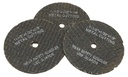 CUT-OFF WHEEL SET 1-1/2IN 3PC 