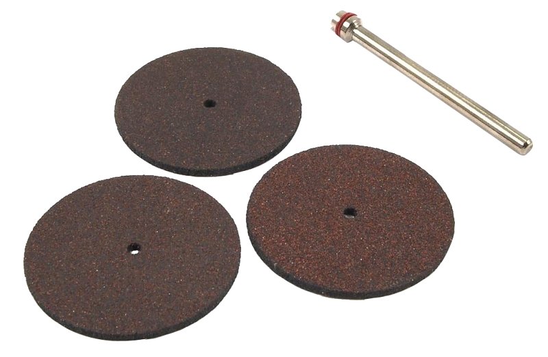 CUT-OFF WHL SET W/MANDREL 2PC 