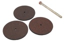CUT-OFF WHL SET W/MANDREL 2PC 