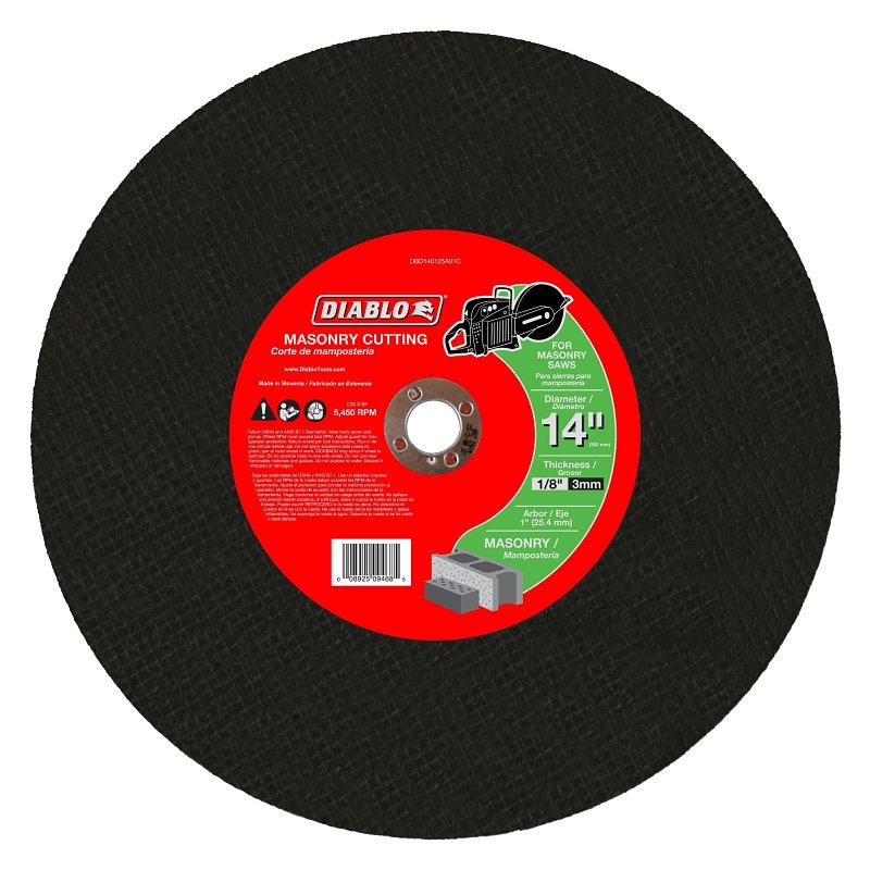 CUTOFF DISC HI-SPD MSNRY 14 IN