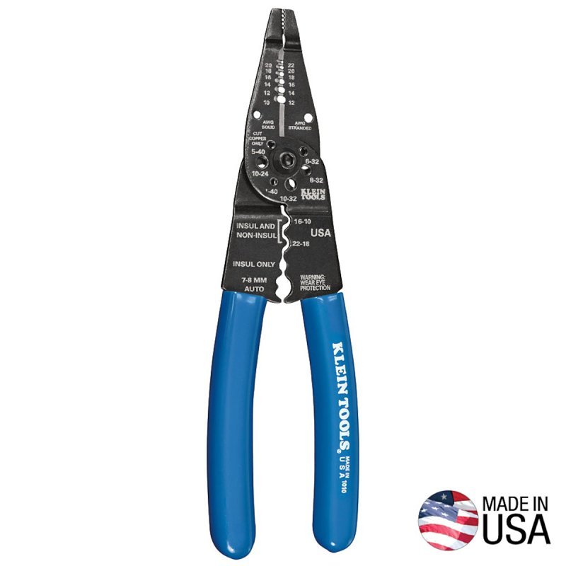 CUTTER WIRE STRIPPER 8-1/4IN  