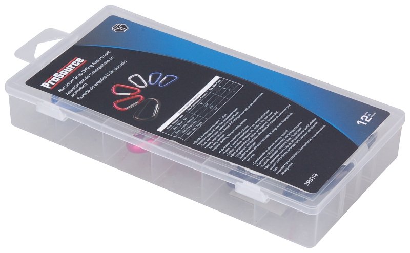 D-RING SNAP ASSORTMENT 12PC   