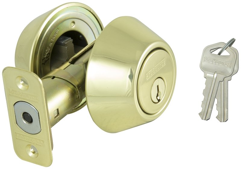 DEADBOLT DBL CYL PB KA3 BOX PK