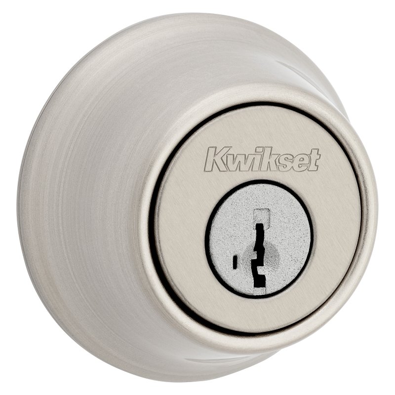 DEADBOLT DBL CYL SATIN NICKEL 