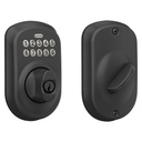 DEADBOLT KEYPAD PLYMOUTH MBLK 