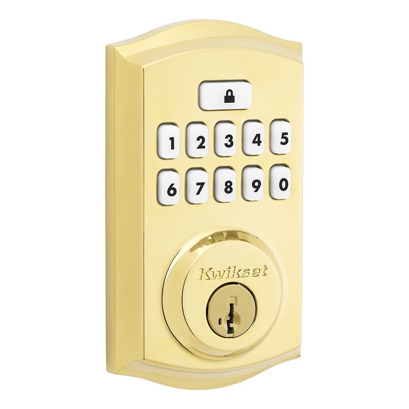 DEADBOLT KYPD 9260 TRL PLS BRS
