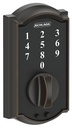 DEADBOLT TOUCH AGED BRONZE    