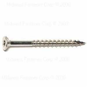 DECK SCREW EXTR SS NO9 X 2IN  