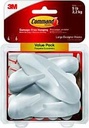 DESIGNER HOOK PLSTC WHT LARGE 