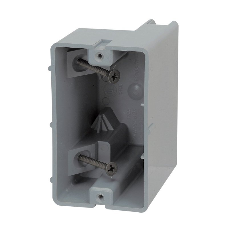 DEVICE BOX PVC 1 GANG 22.5CUIN