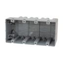 DEVICE BOX PVC 4 GANG 74CUIN  