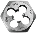 DIE HEXAGON STEEL 3/8IN-16NC  