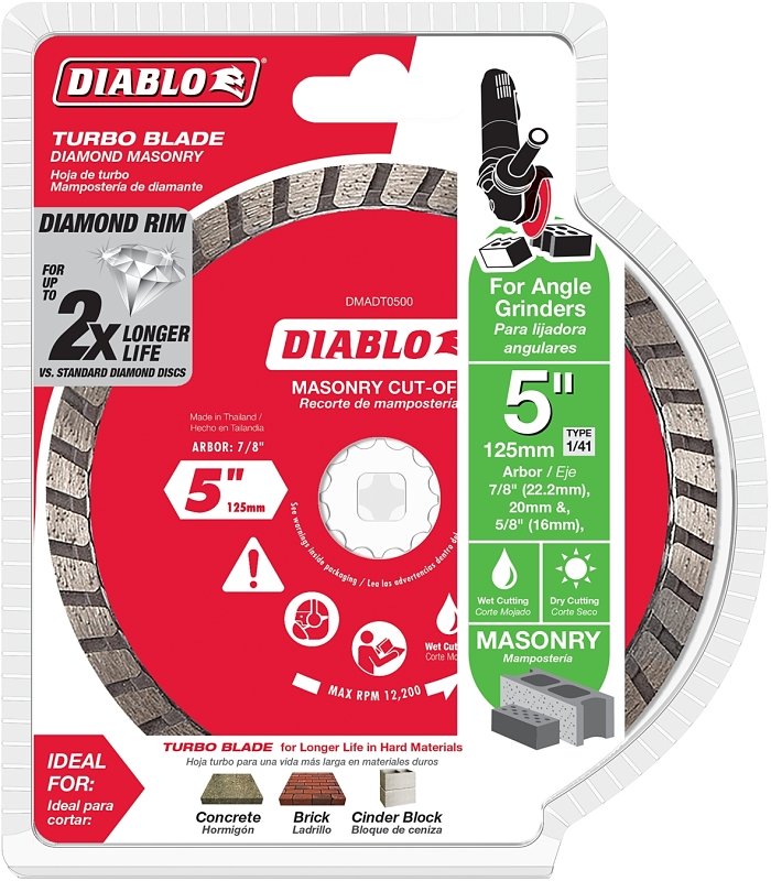 DISC CUT OFF MSNRY DIAMOND 5IN