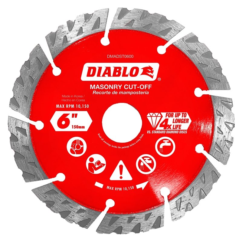 DISC CUT-OFF SEG TURBO 6IN    