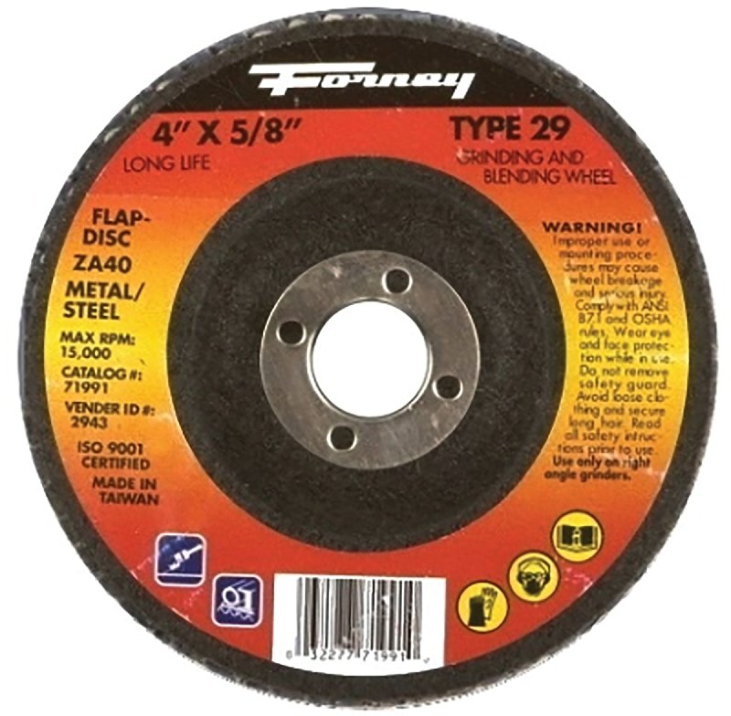DISC FLAP TYP29 36GRT 4X5/8IN 