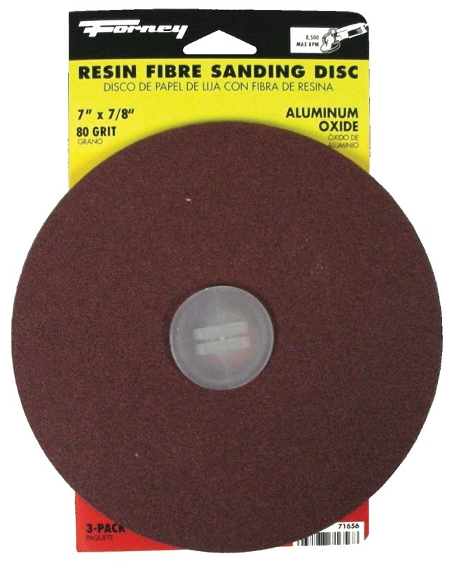 DISC SANDING FBR A/O 80GRT 7IN