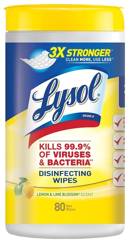 DISINFECTANT WIPES LMN&LME80CT
