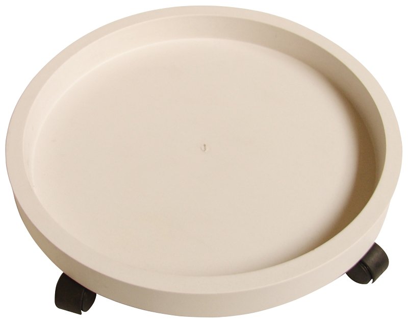 DOLLY PLANT PLASTIC WHITE 13IN
