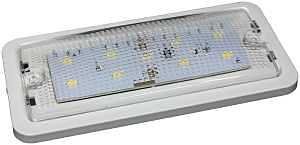 DOME/INT LIGHT LED RECT MV WHT
