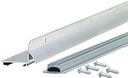 DOOR BOTTOM ALUM SLVR 1-3/8X36