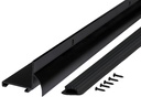 DOOR BOTTOM L-SHAPE BLCK 36IN 