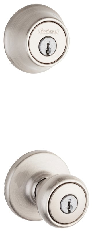 DOOR ENTRY/BOLT COMB SATIN NIC