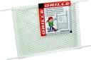 DOOR GRILL STRM/SCRN PLST WHT 