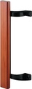 DOOR HANDLE PATIO WOOD/BLK    