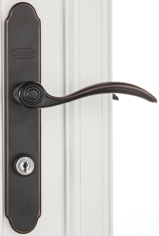 DOOR HANDLE SET AGED BRONZE   
