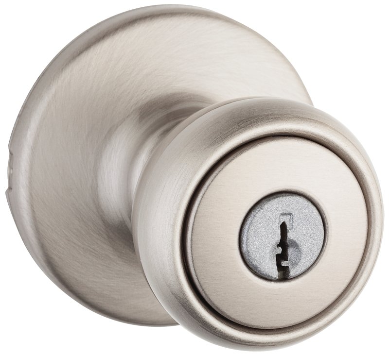 DOOR KNOB ENTRY SATIN NICKEL  