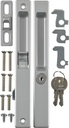 DOOR LOCKSET PATIO KEYED ALUM 