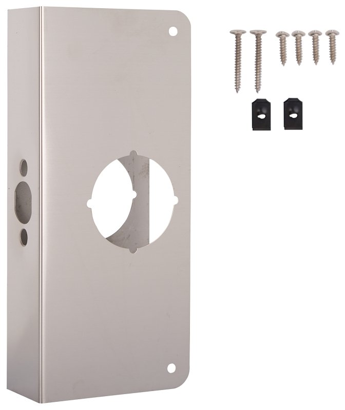 DOOR REINFORCER 4X9IN BRS NICK