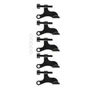 DOOR STOP HINGE PIN MATTE BLK 
