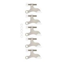DOOR STOP HINGE PIN SATIN NIC 