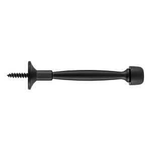 DOOR STOP RIGID MATTE BLK 4IN 