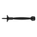 DOOR STOP RIGID MATTE BLK 4IN 