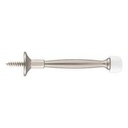 DOOR STOP RIGID SATIN NIC 4IN 
