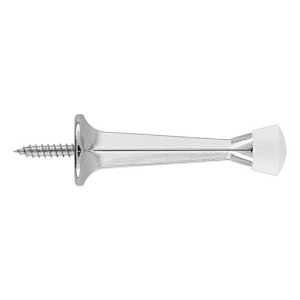 DOOR STOP RIGID SQ CHROME 3IN 