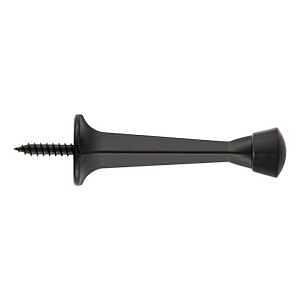 DOOR STOP RIGID SQ MAT BLK 3IN